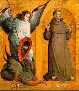 Saints Michael and Francis, Juan de Flandes